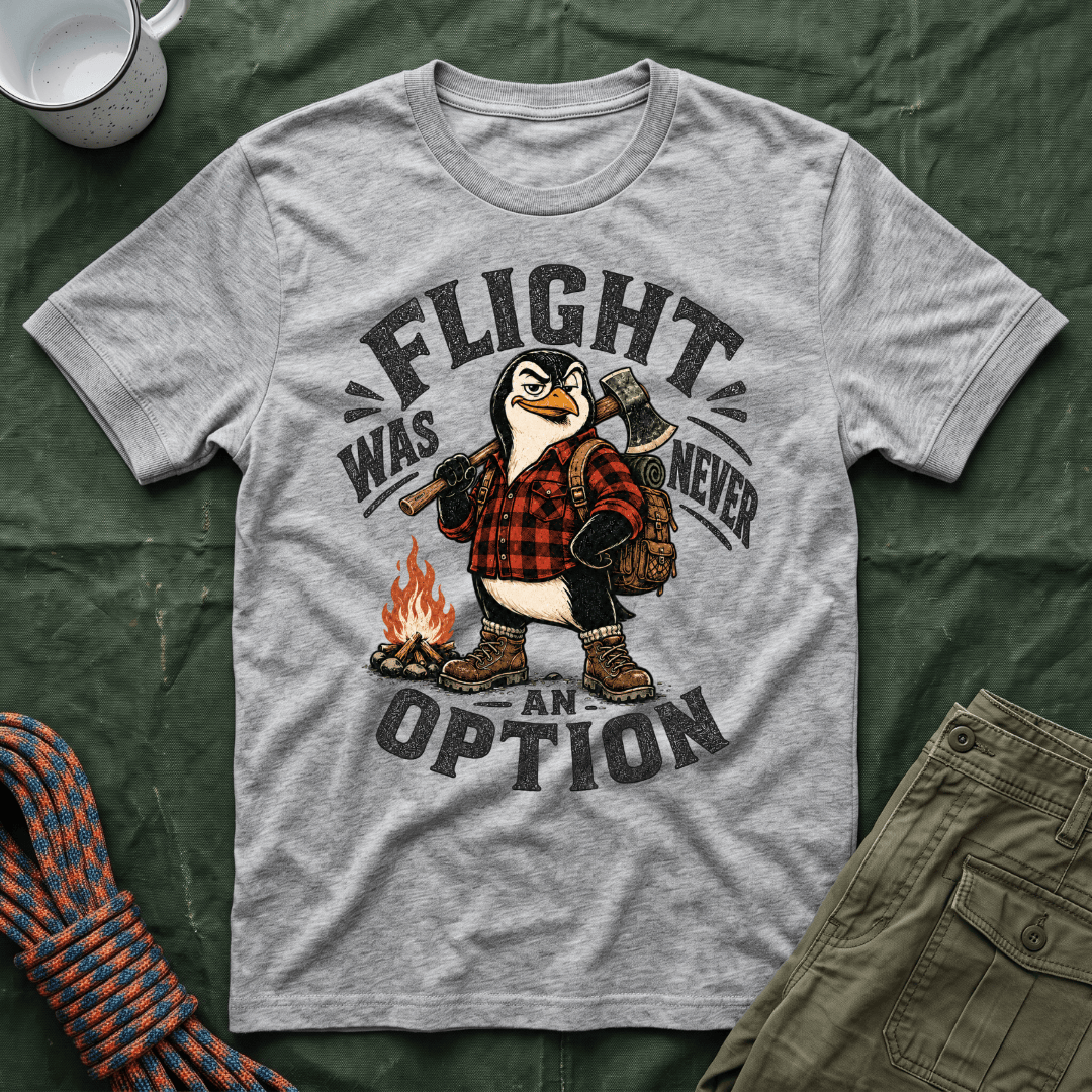 Flight Was Never An Option Penguin T-Shirt
