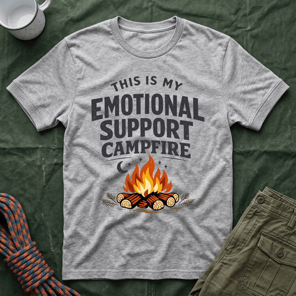 Emotional Support Campfire T-Shirt