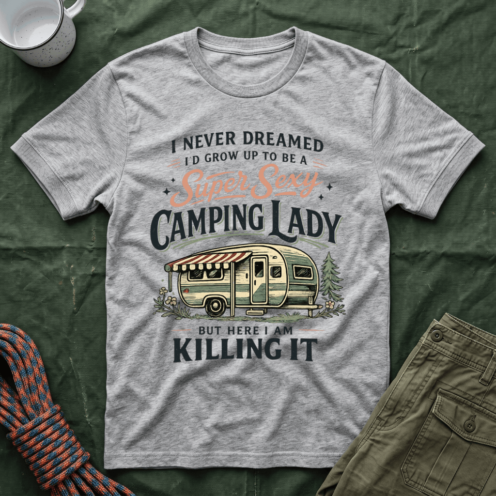 Super Camping Lady T-Shirt