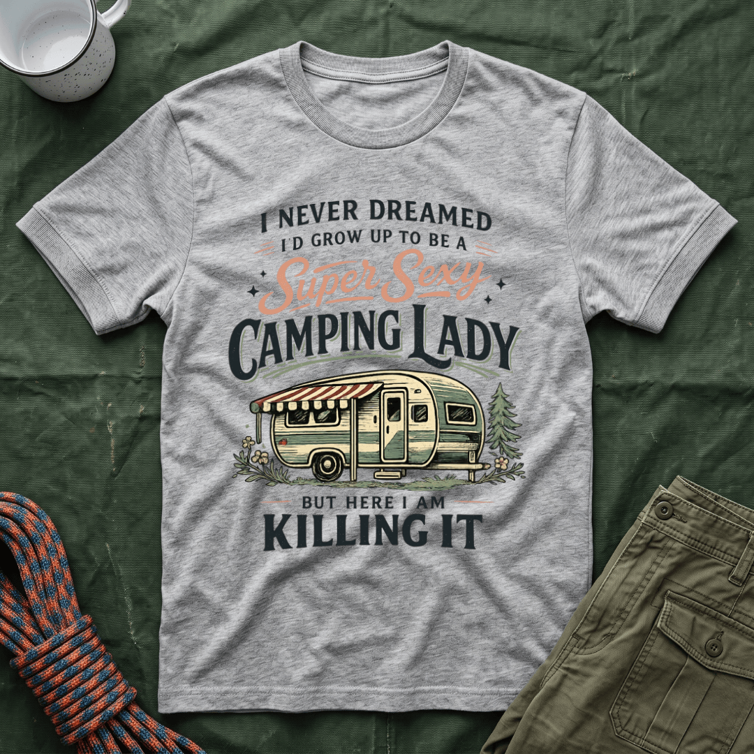 Super Camping Lady T-Shirt