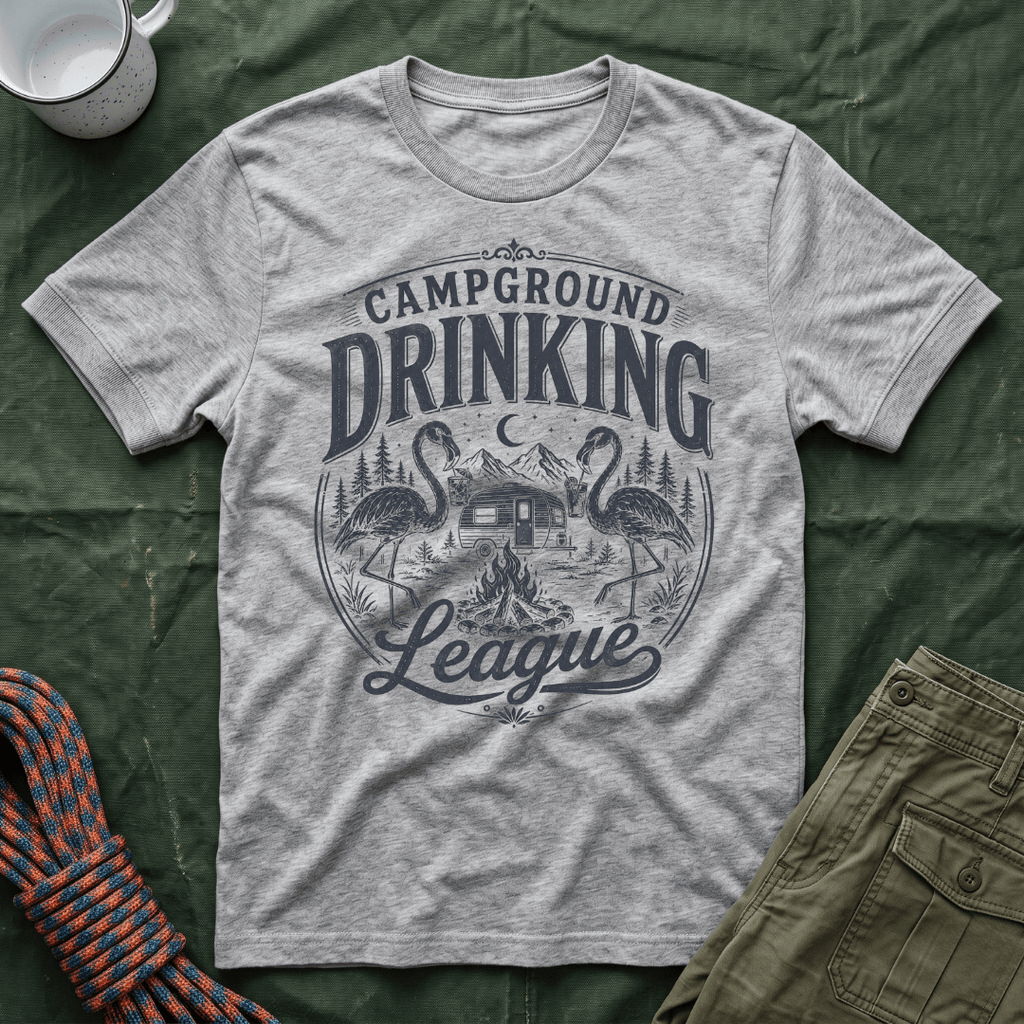 Campground Drinking League T-Shirt