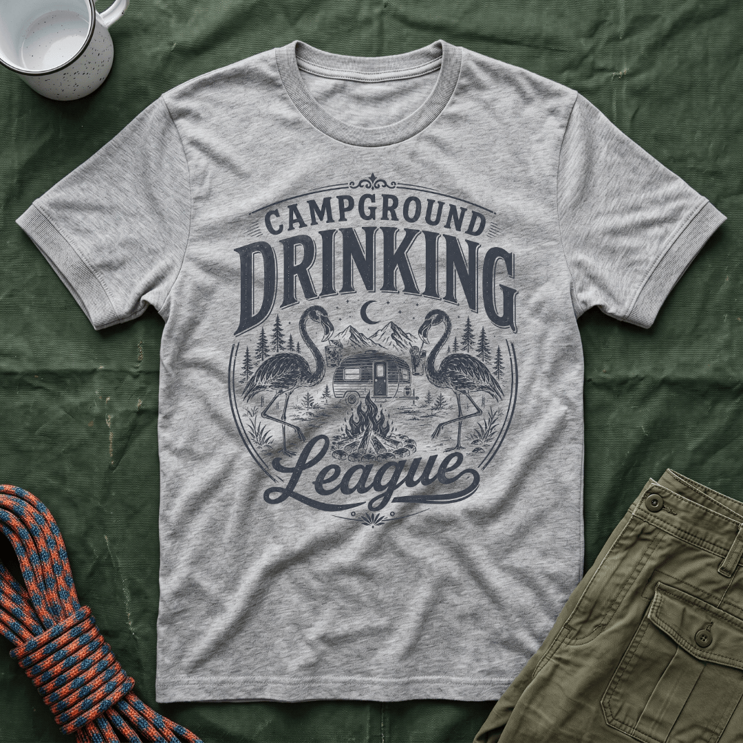 Campground Drinking League T-Shirt
