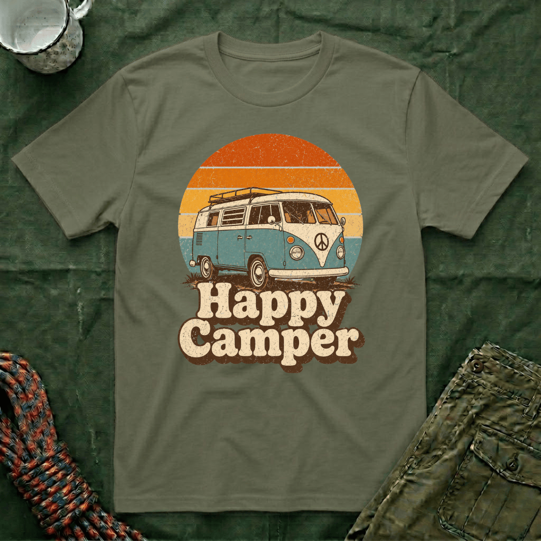 Happy Camper Vintage T-Shirt