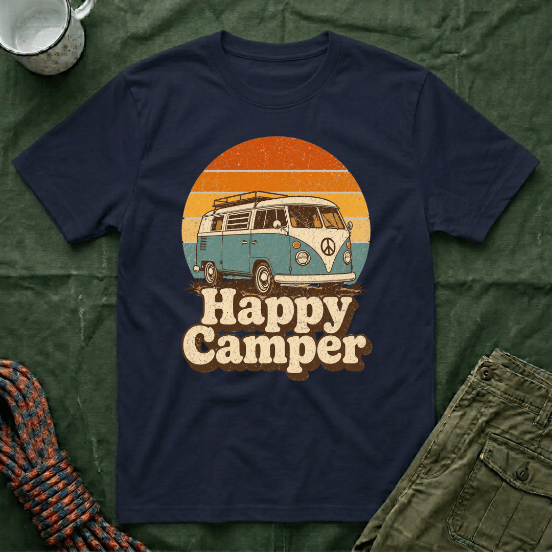 Happy Camper Vintage T-Shirt