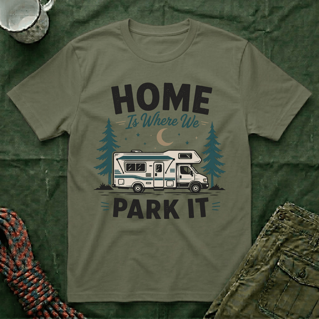 Home Is Where We Park It T-Shirt