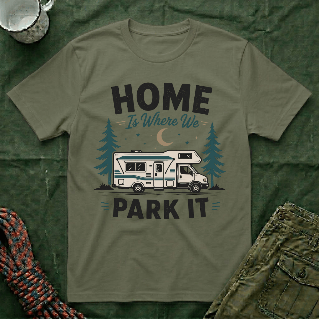 Home Is Where We Park It T-Shirt