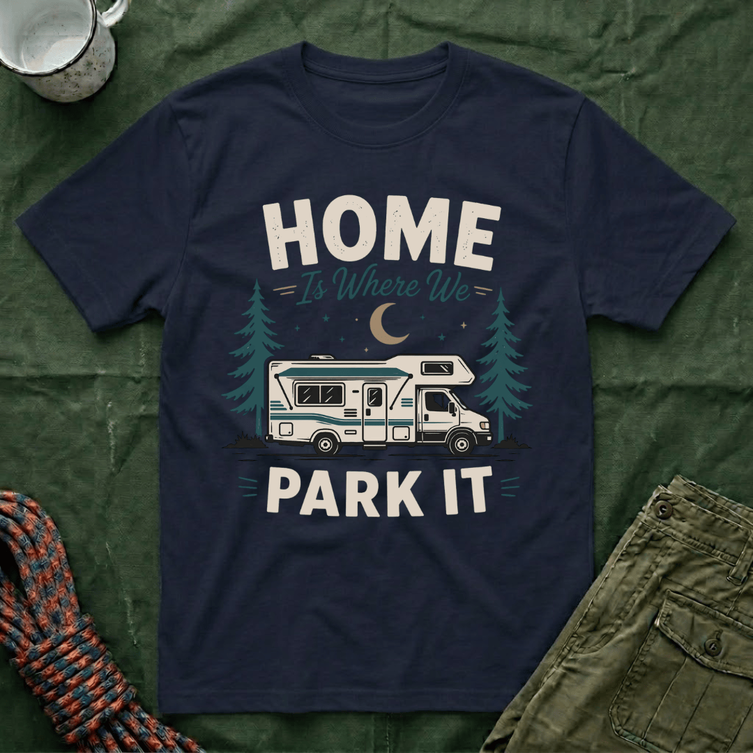 Home Is Where We Park It T-Shirt