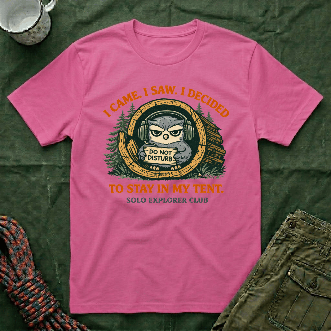 I Came I Saw I Decided To Stay In My Tent T-Shirt