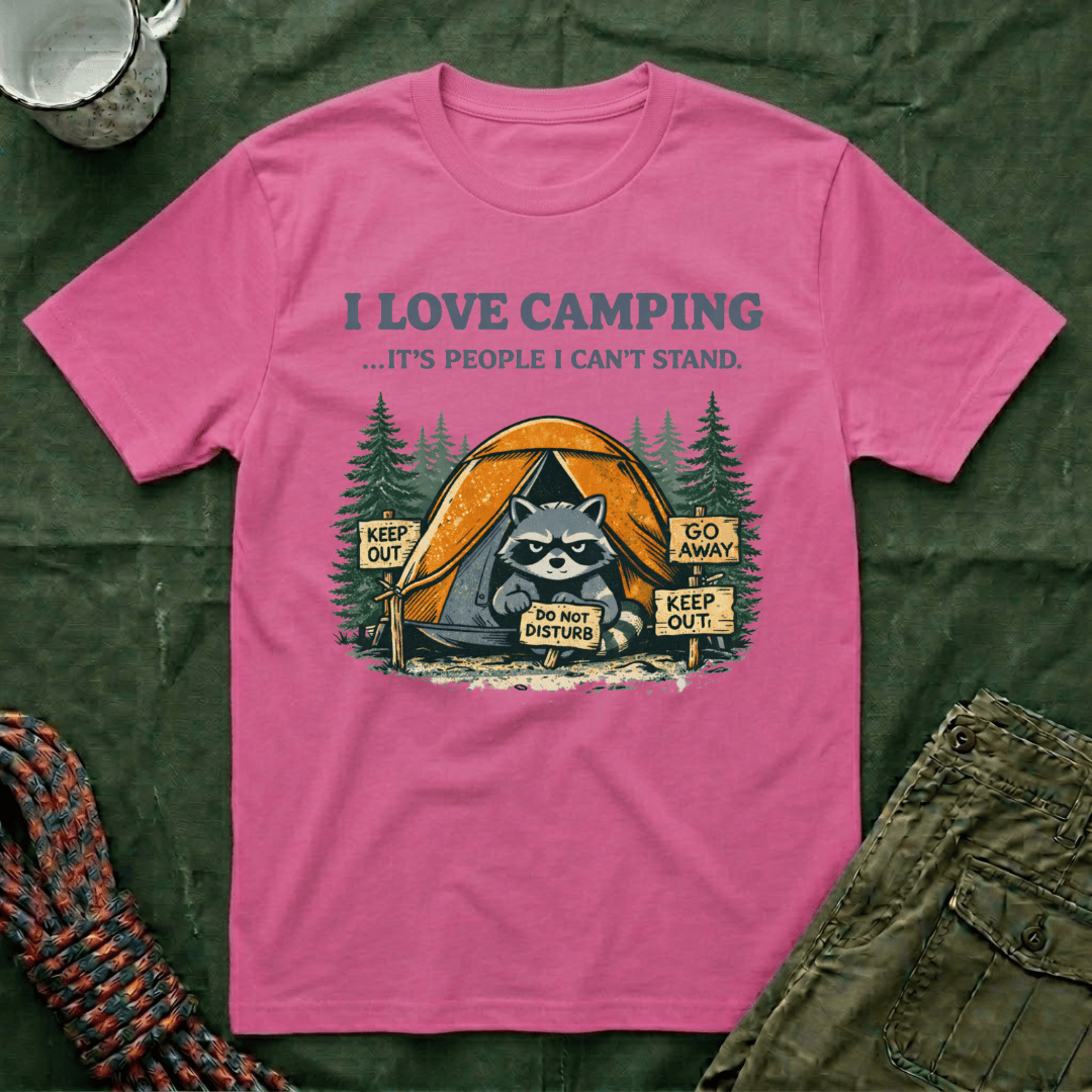 I Love camping It's people I can't stand T-Shirt