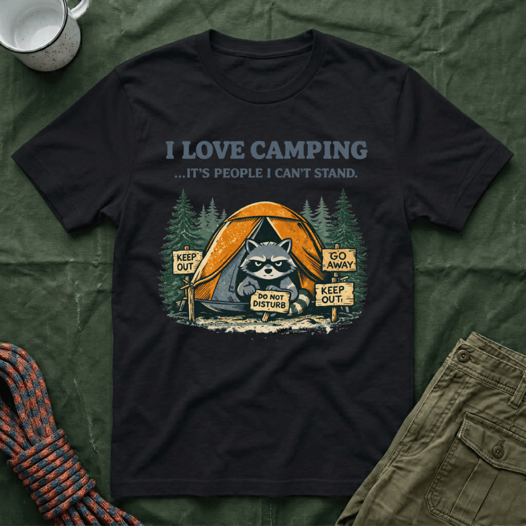 I Love camping It's people I can't stand T-Shirt