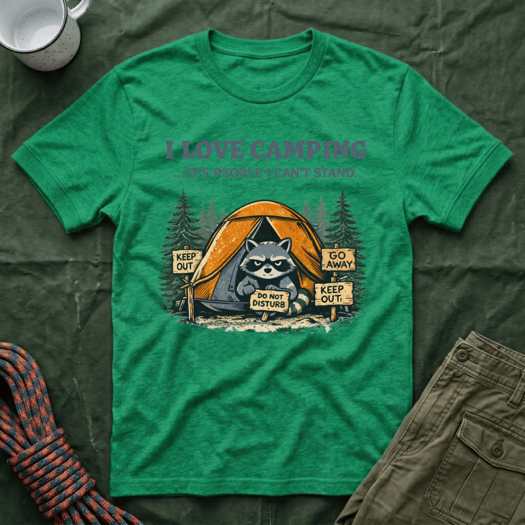I Love camping It's people I can't stand T-Shirt