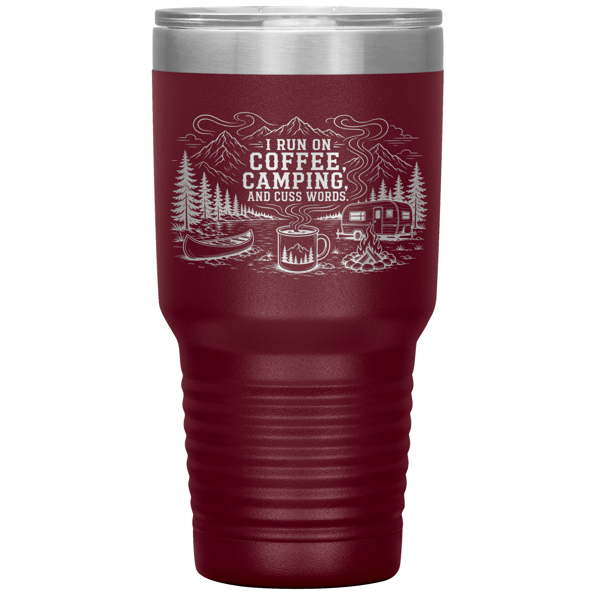 I_Run_On_Coffee_Camping_and_Cuss_Words_30oz_Tumbler_Maroon_Mockup.png_15854199