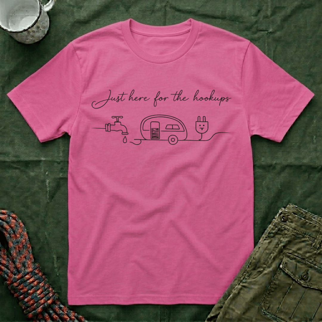 Just Here For The Hookups Minimalist T-Shirt