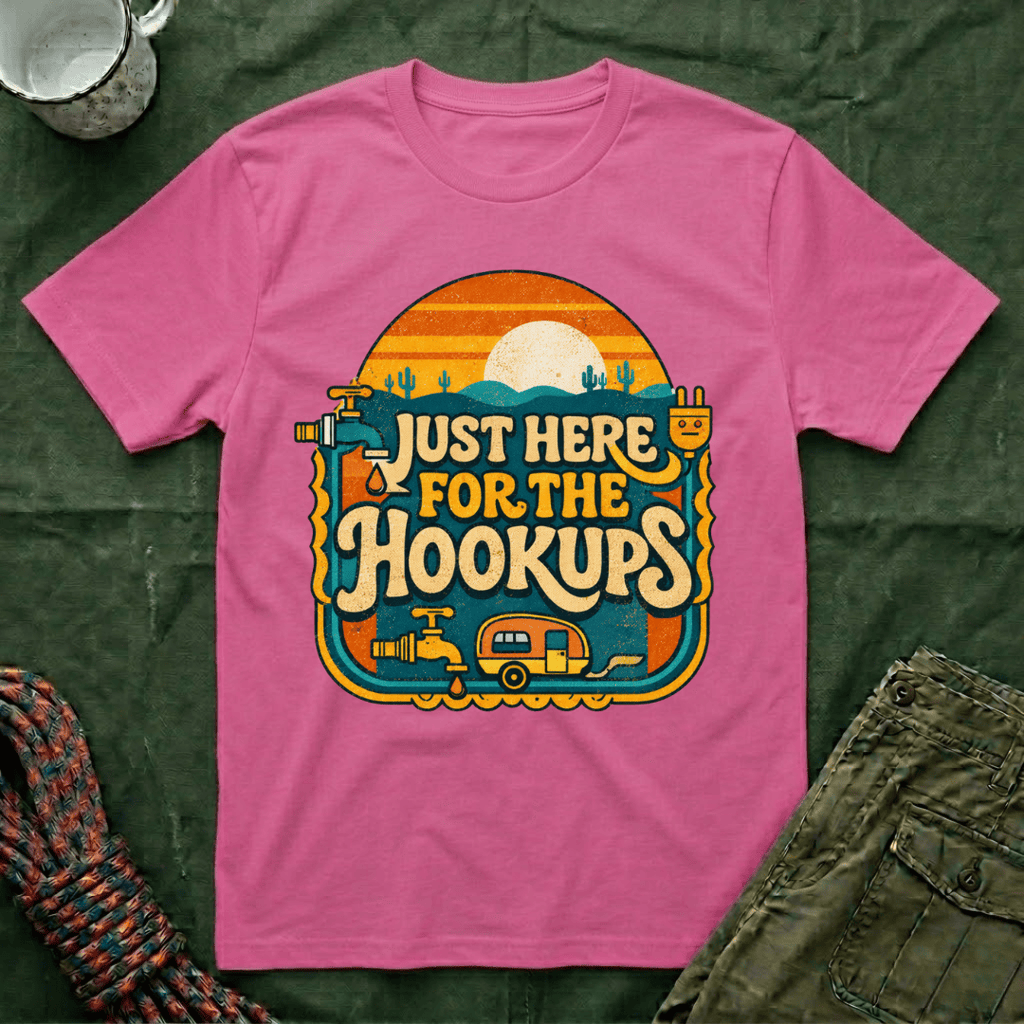 Just Here For The Retro Sunrise T-Shirt