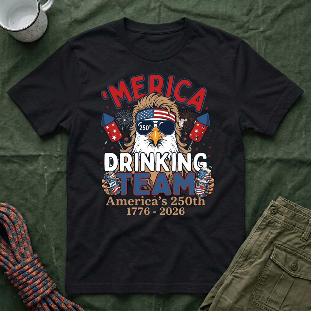 'Merica Drinking Team 250 T-Shirt