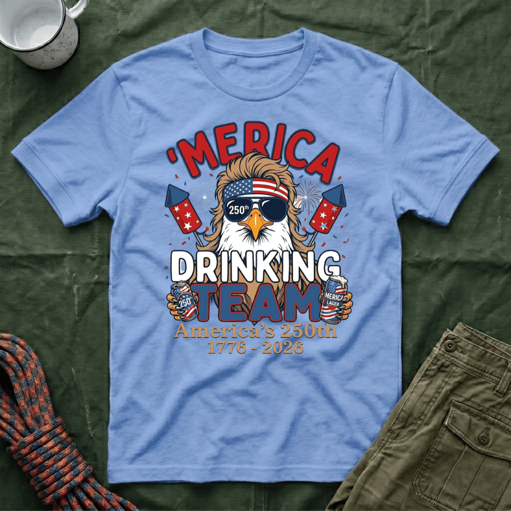 'Merica Drinking Team 250 T-Shirt
