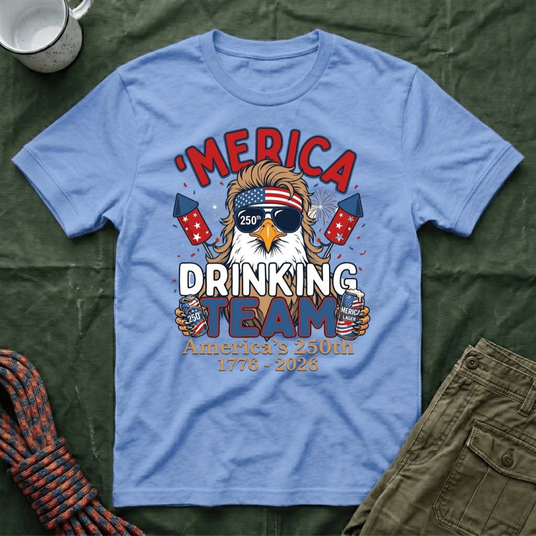 'Merica Drinking Team 250 T-Shirt