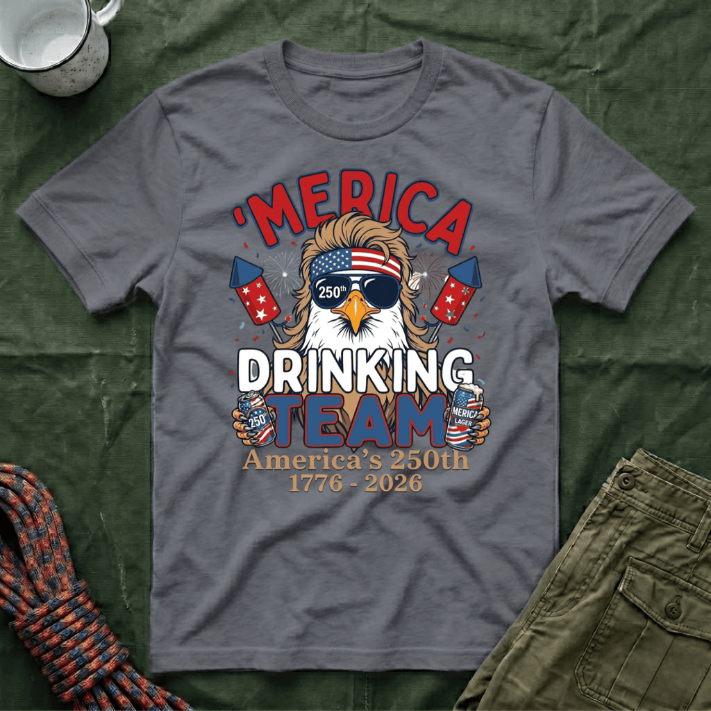 'Merica Drinking Team 250 T-Shirt