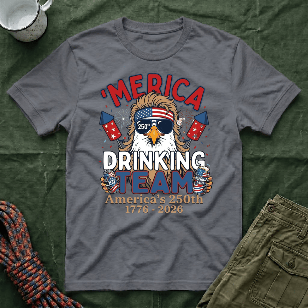 'Merica Drinking Team 250 T-Shirt