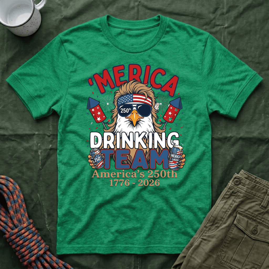 'Merica Drinking Team 250 T-Shirt