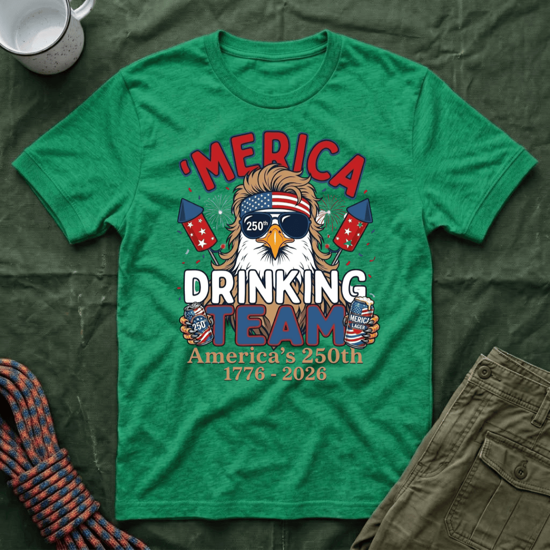 'Merica Drinking Team 250 T-Shirt