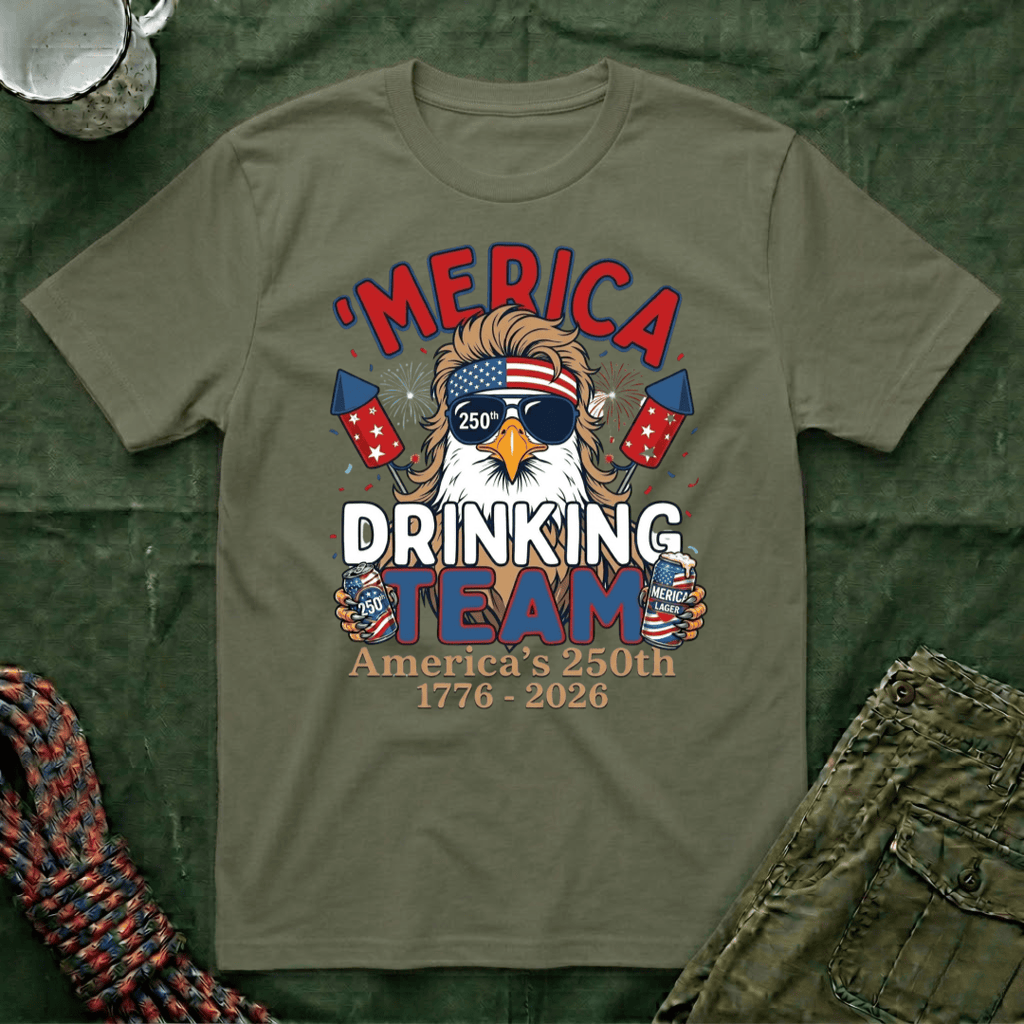 'Merica Drinking Team 250 T-Shirt