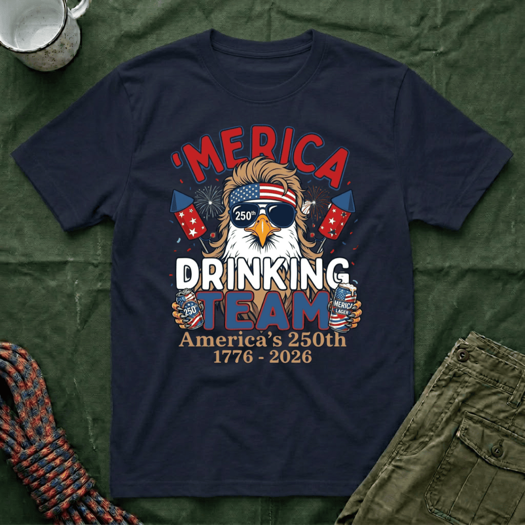 'Merica Drinking Team 250 T-Shirt