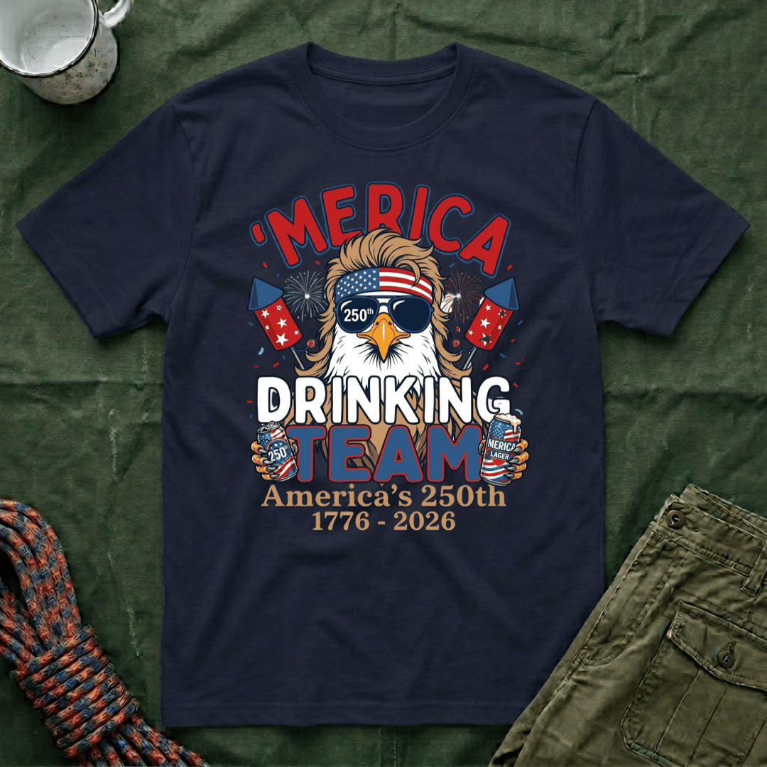 'Merica Drinking Team 250 T-Shirt