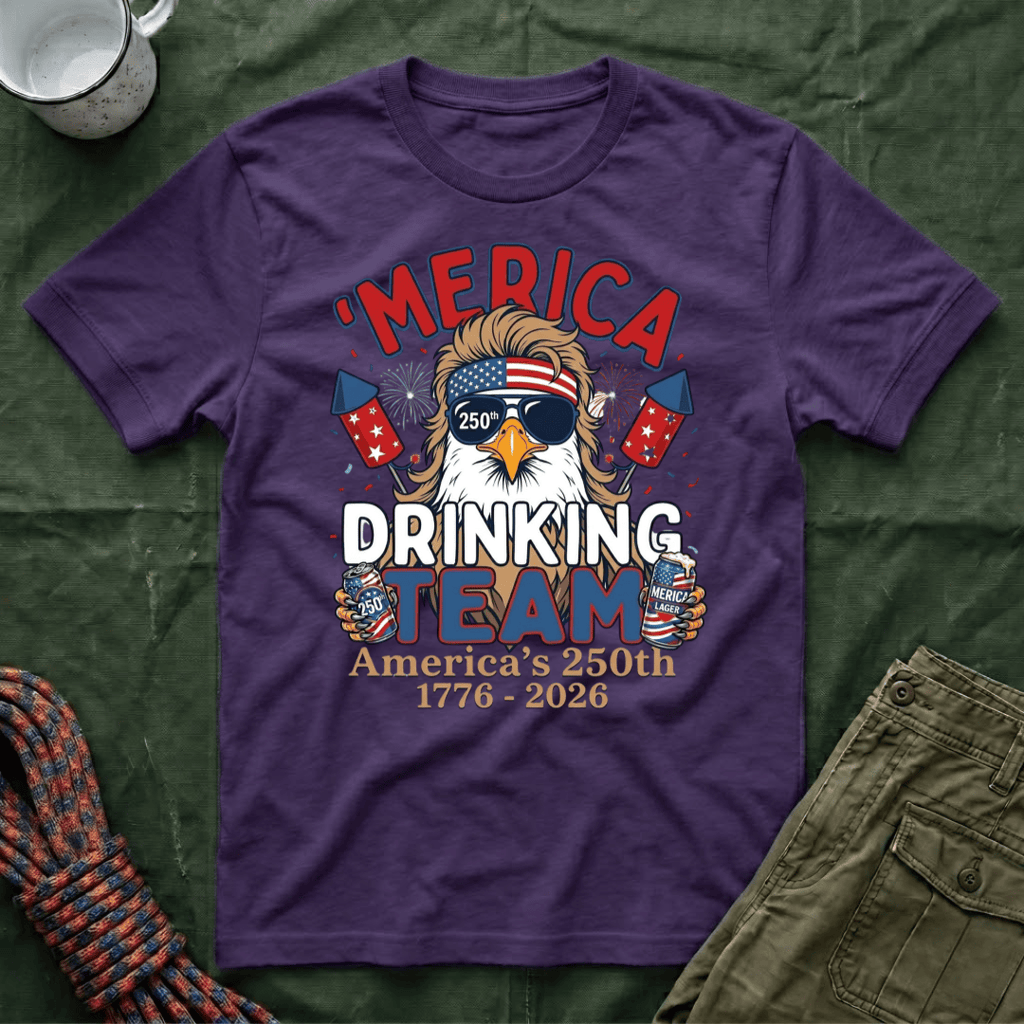 'Merica Drinking Team 250 T-Shirt