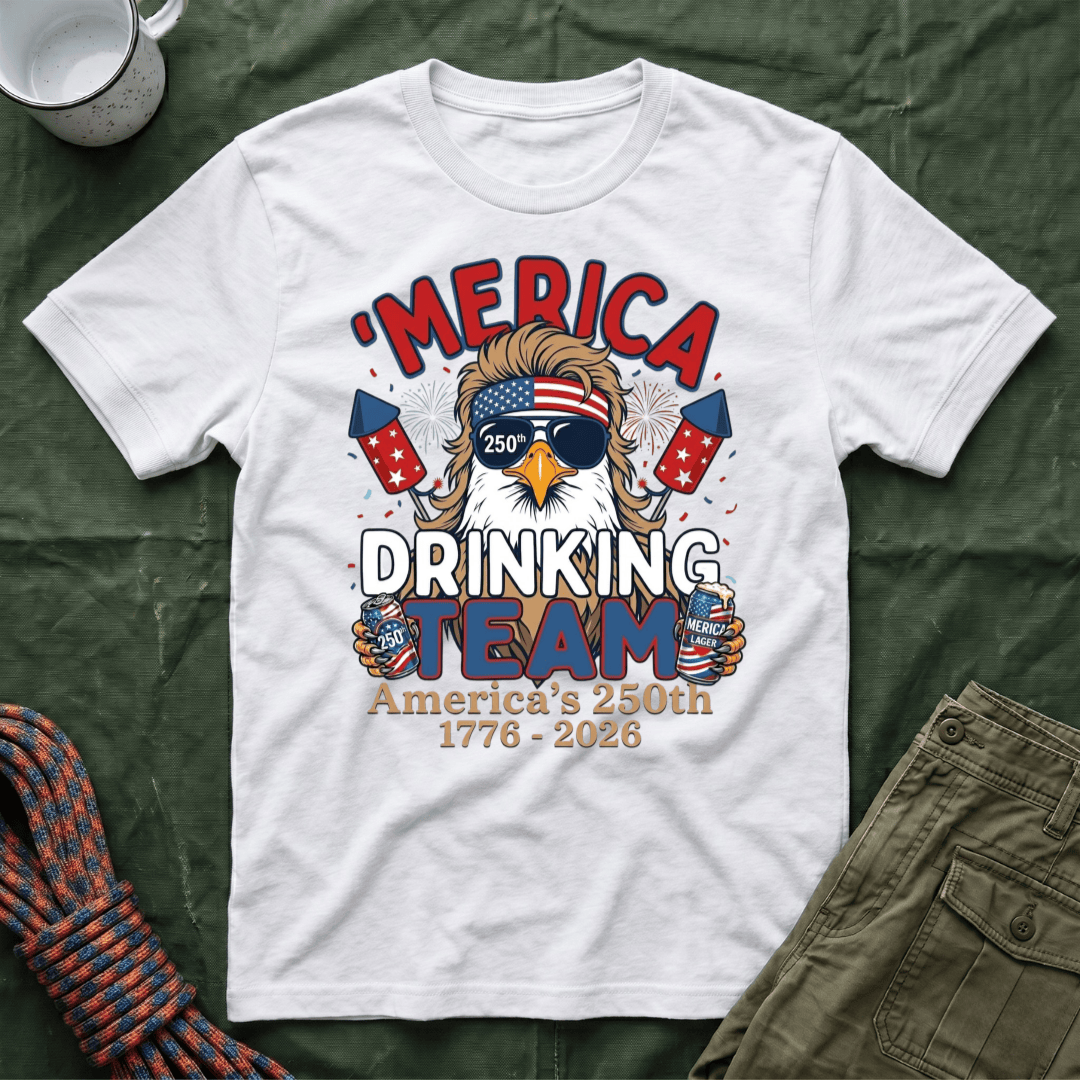 'Merica Drinking Team 250 T-Shirt