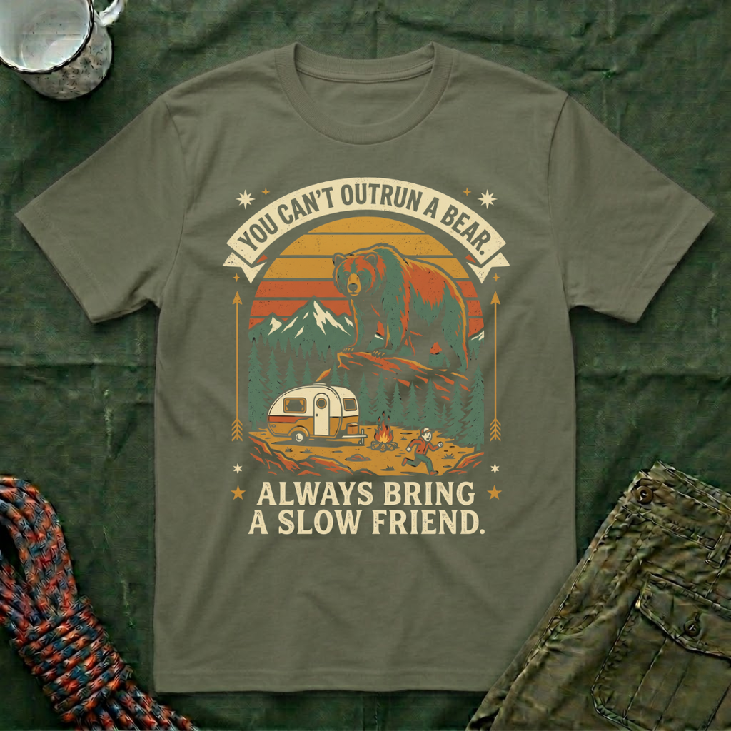 Funny You Can't Outrun A Bear T-Shirt
