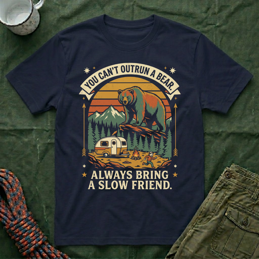Funny You Can't Outrun A Bear T-Shirt