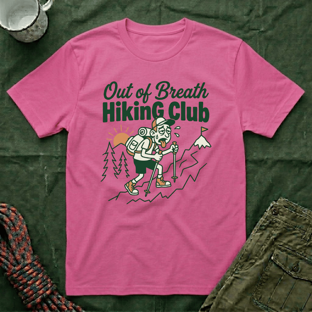 Out of Breath Hiking Club T-Shirt