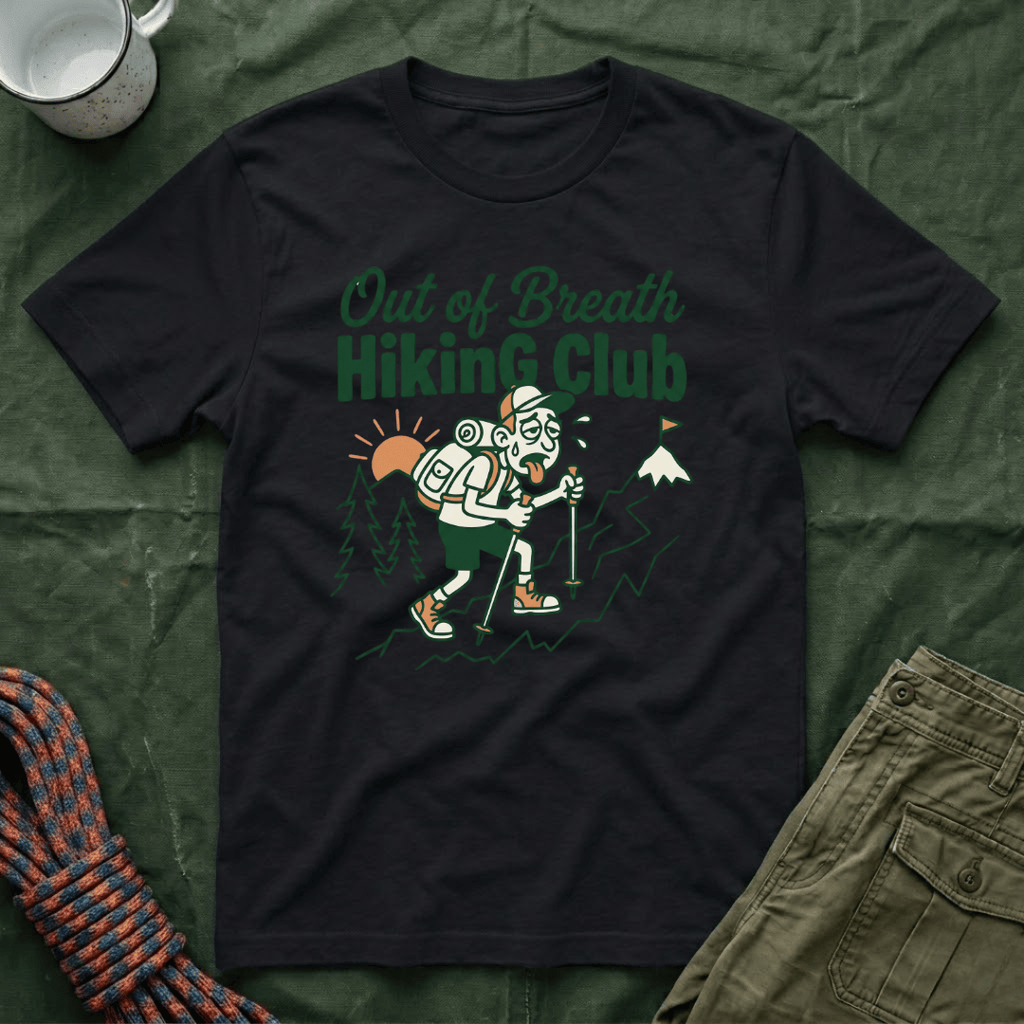 Out of Breath Hiking Club T-Shirt