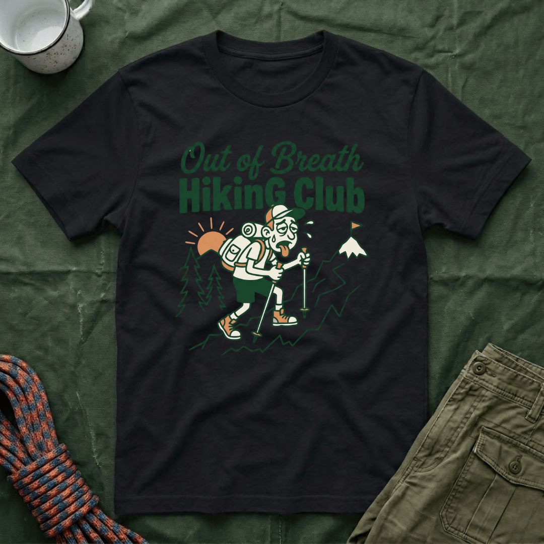 Out of Breath Hiking Club T-Shirt