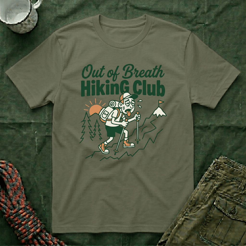 Out of Breath Hiking Club T-Shirt