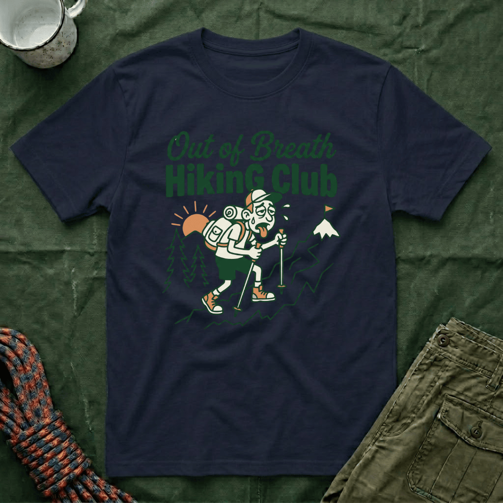 Out of Breath Hiking Club T-Shirt