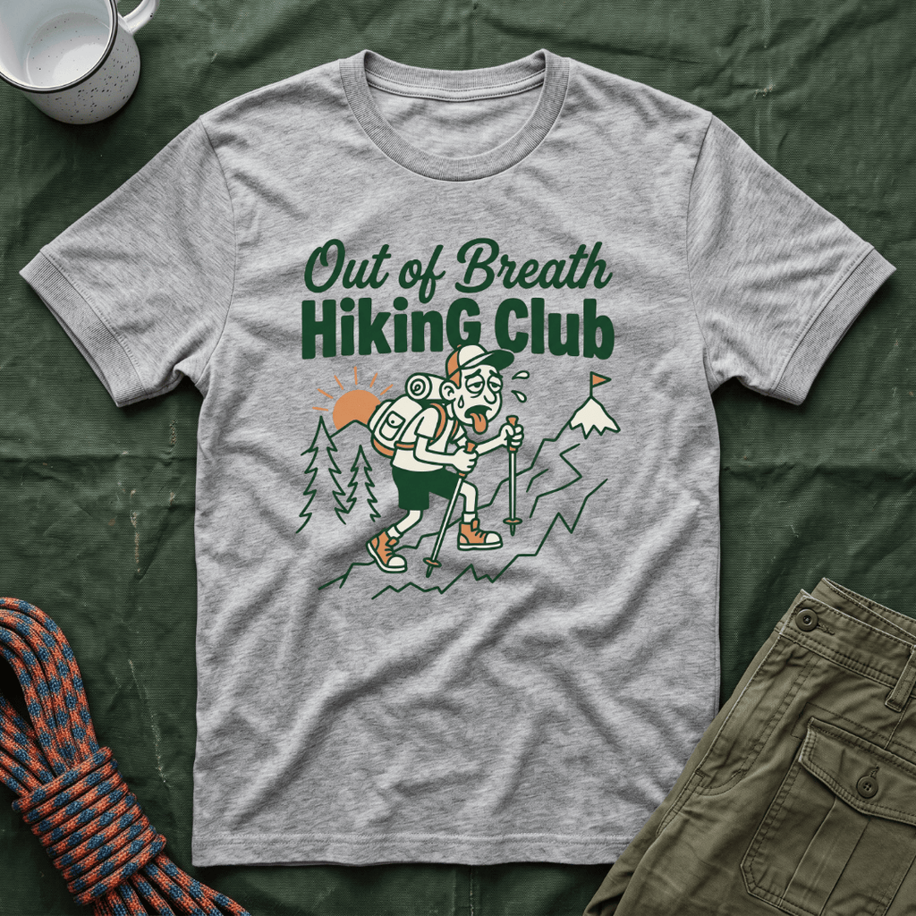 Out of Breath Hiking Club T-Shirt
