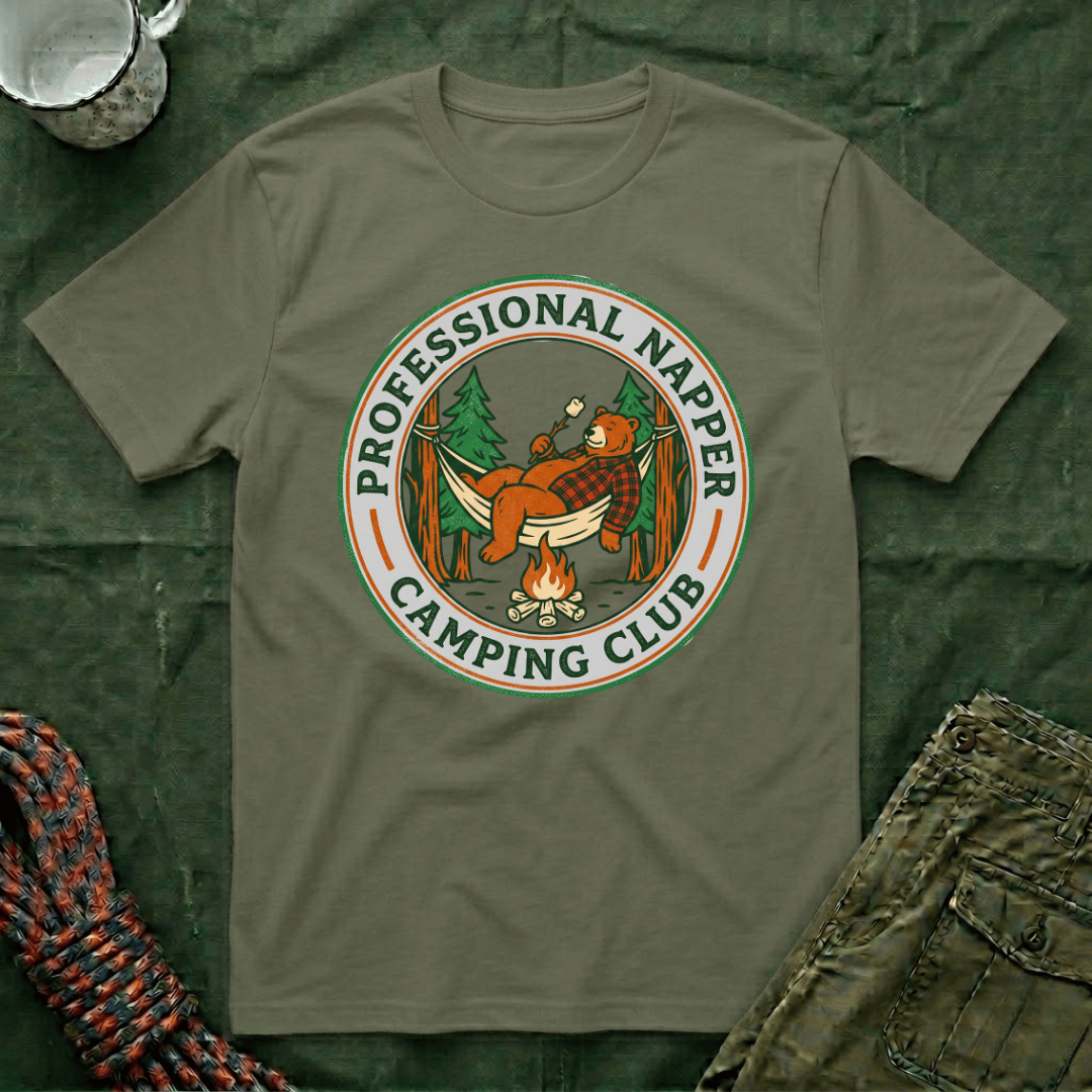 Professional Napper Camping Club T-Shirt