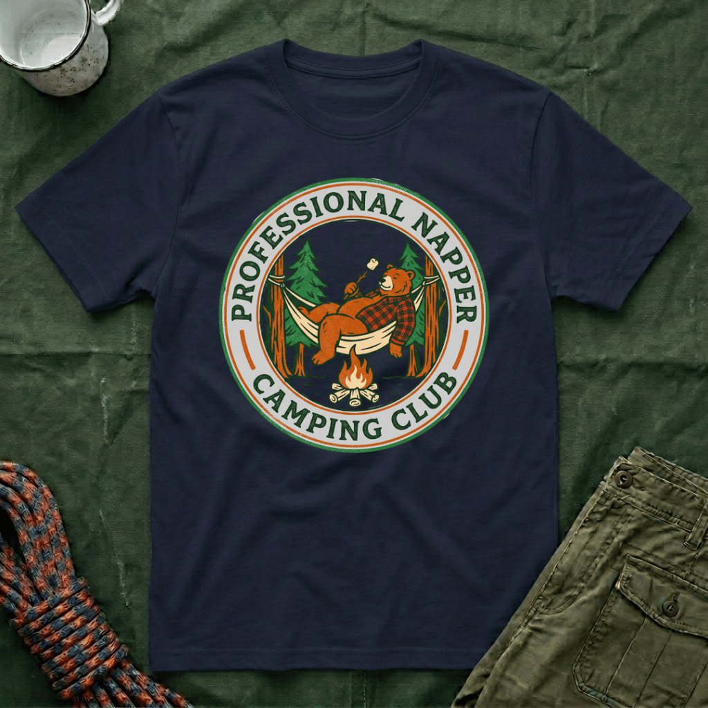 Professional Napper Camping Club T-Shirt