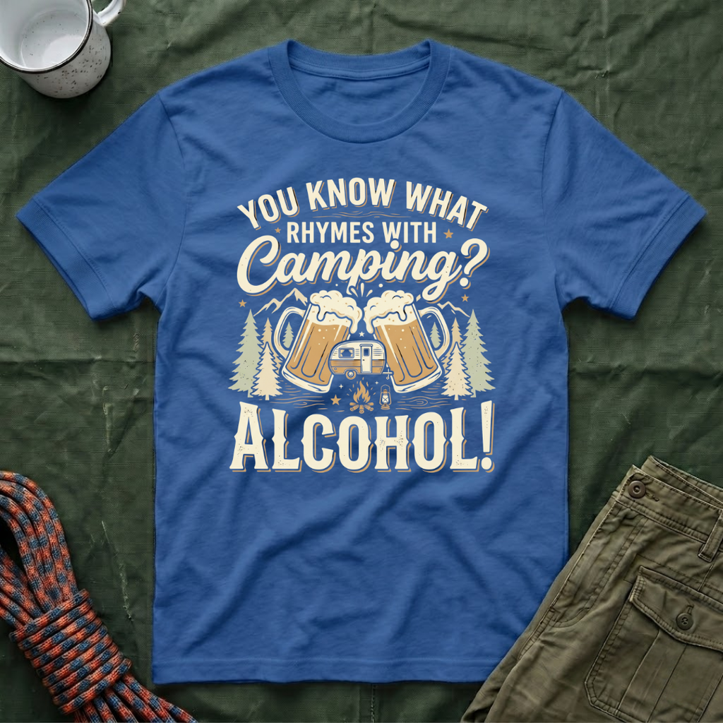 You Know What Rhymes With Camping T-Shirt