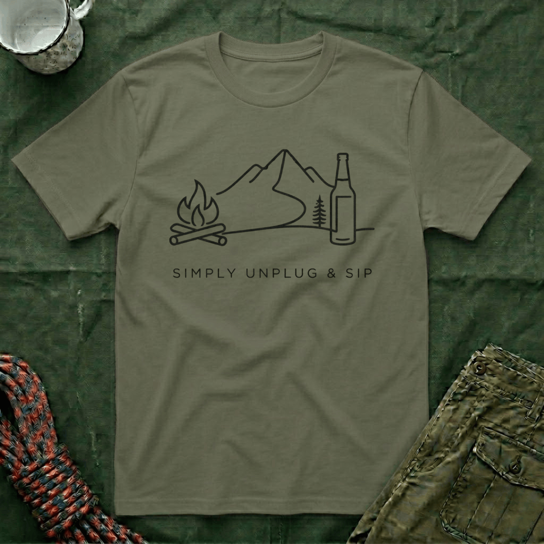 Simply Unplug and Sip T-Shirt