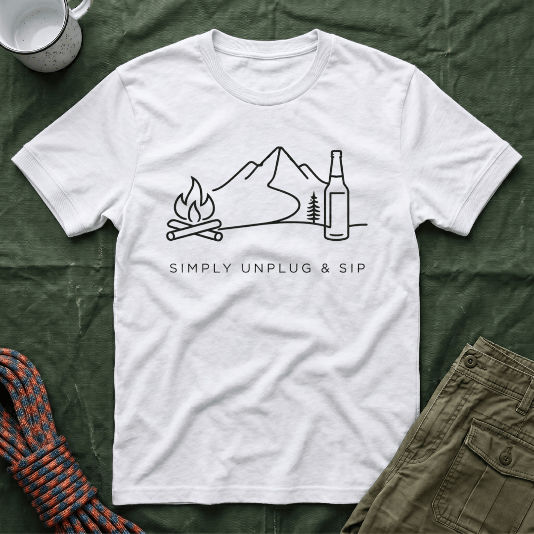 Simply Unplug and Sip T-Shirt