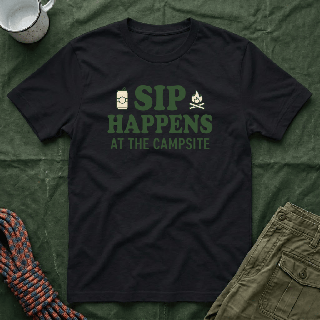 Sip Happens At The Campsite T-Shirt