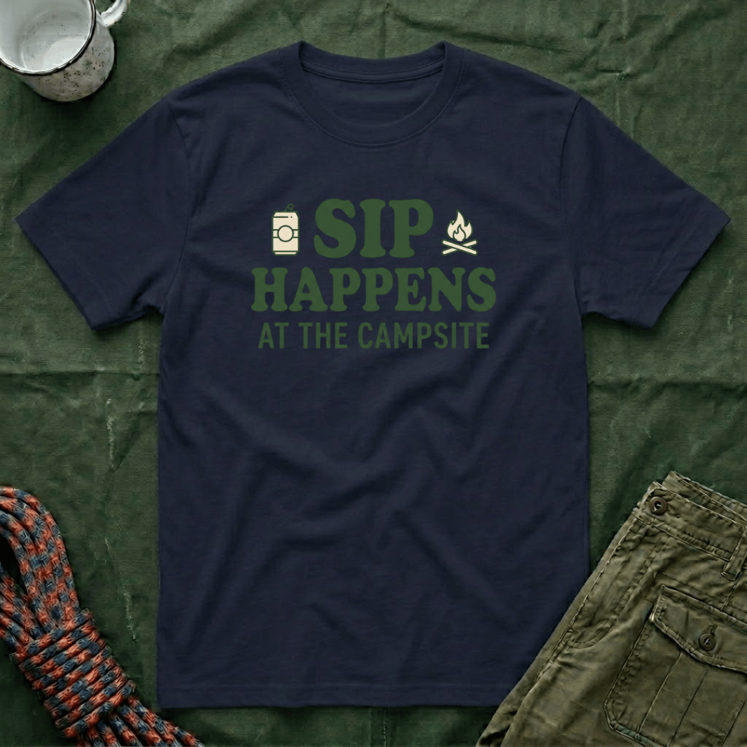 Sip Happens At The Campsite T-Shirt