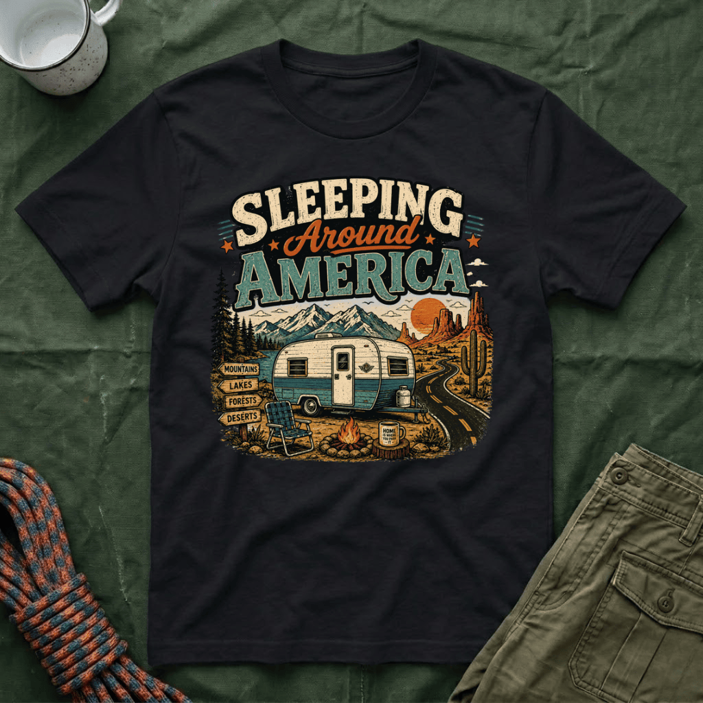 Sleeping Around America T-Shirt