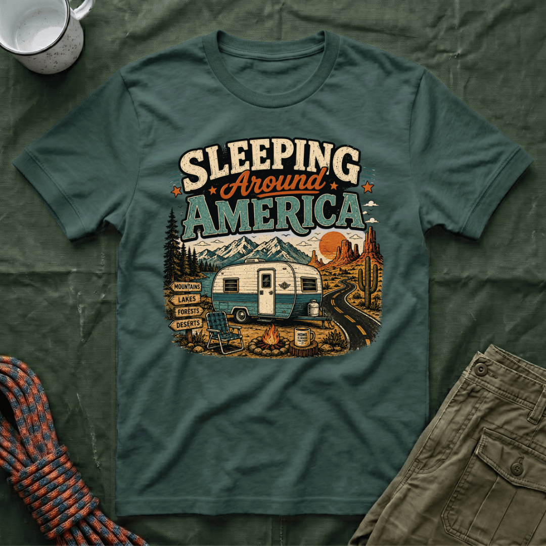 Sleeping Around America T-Shirt