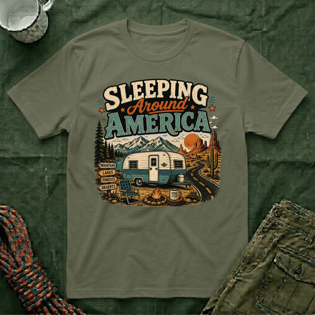 Sleeping Around America T-Shirt