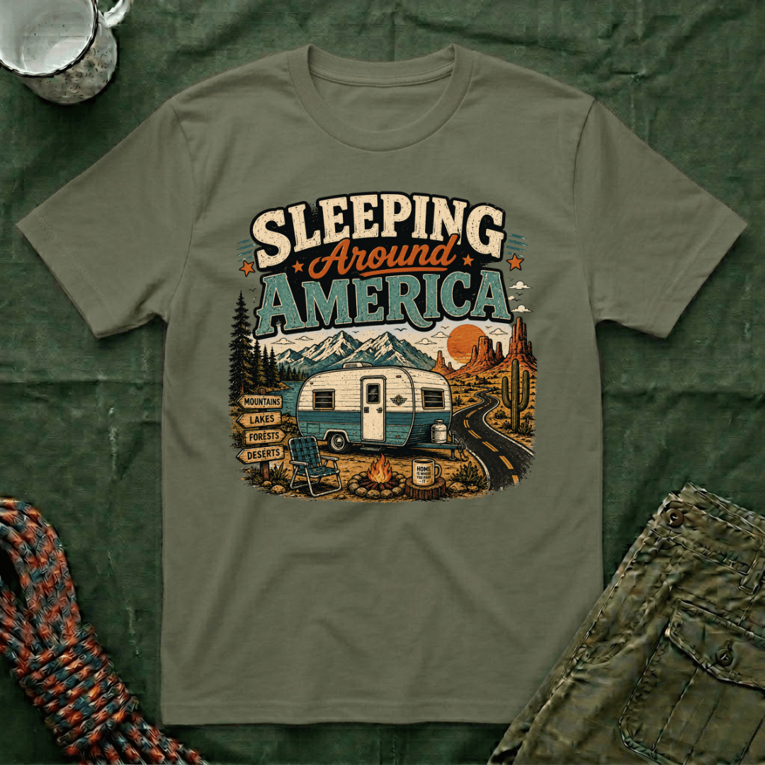 Sleeping Around America T-Shirt