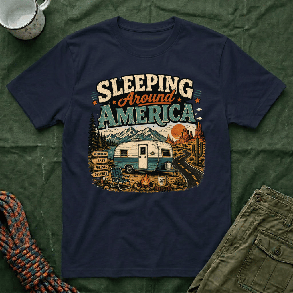 Sleeping Around America T-Shirt